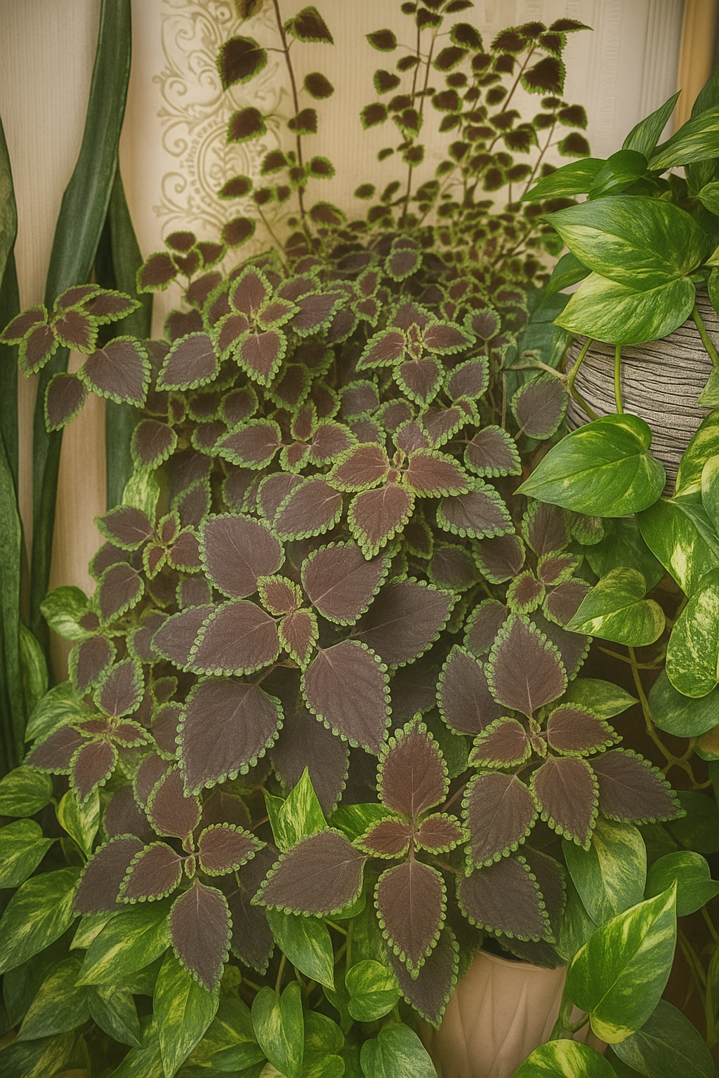 حسن یوسف،coleus، سبزفن